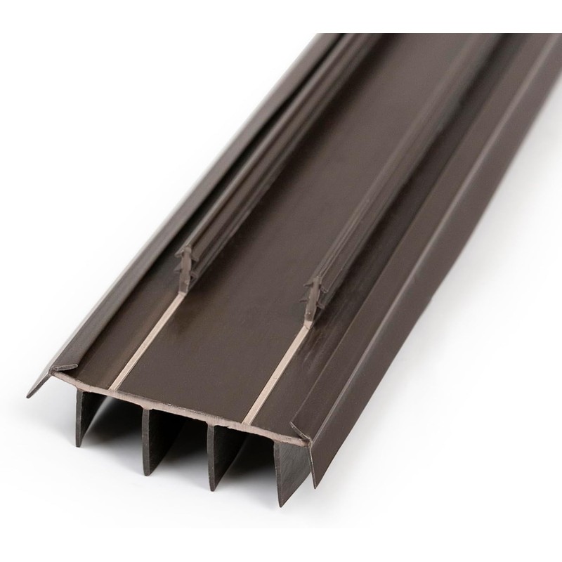 Vinyl Replacement Under Door Seal, Door Bottom with Fins for