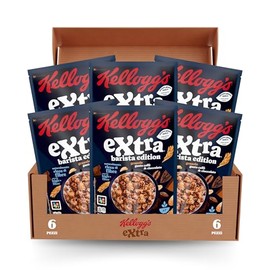 Kellogg's Cereali Extra "Barista Edition" | Gusto Caffè e Cioccolato | Granola con Avena Croccante | Confezione Singola da 350g (1 x 350g)