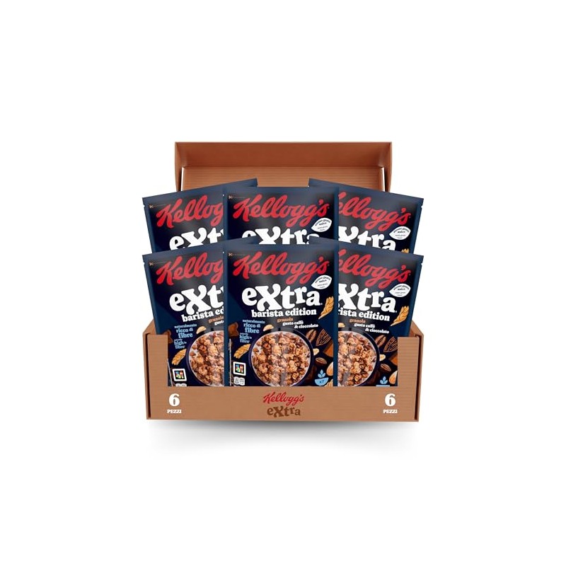 Kellogg's Cereali Extra "Barista Edition" | Gusto Caffè e Cioccolato