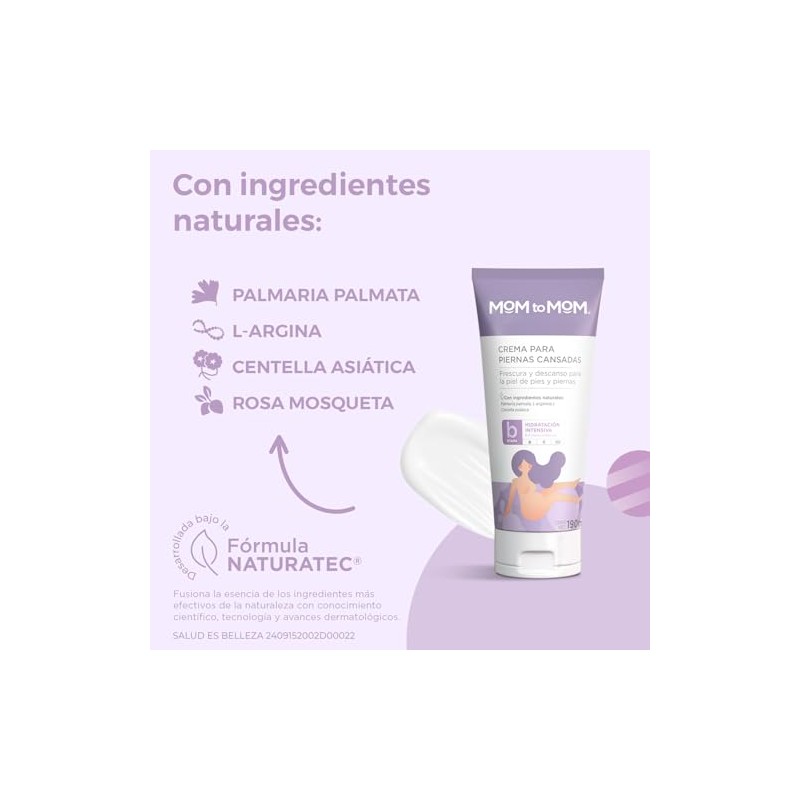 MOM to MOM Crema para Piernas Cansadas ETAPA b 190ml