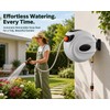 SucceBuy Retractable Garden Hose Reel 180° Swivel Bracket Wall-Mounted with