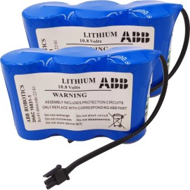 Unbranded 2X 10.8V 3HAC16831-1 SAFT ABB Battery for ABB Robot ROBOTICS 17000mAh"In Stock"