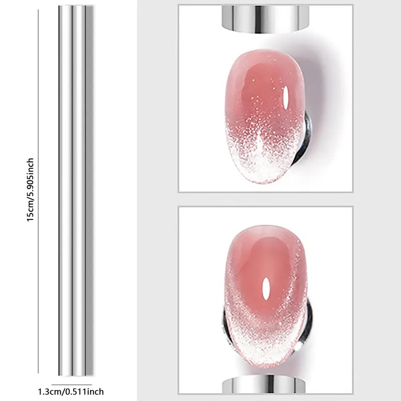 SILPECWEE 3Pcs Cat Eye Magnet for Nails Gel Nail Polish