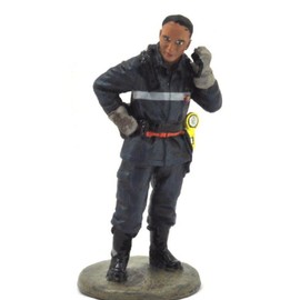 Del Prado Collectible Fireman Firefighter Figure Madrid Spain 2003 1:32 Approx. 7 cm Metal