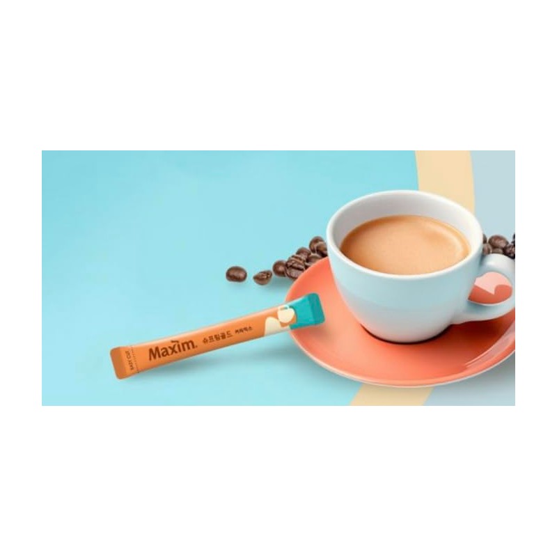 Maxim Supreme Gold Instant Coffee 13.5g, 110+20 Sticks