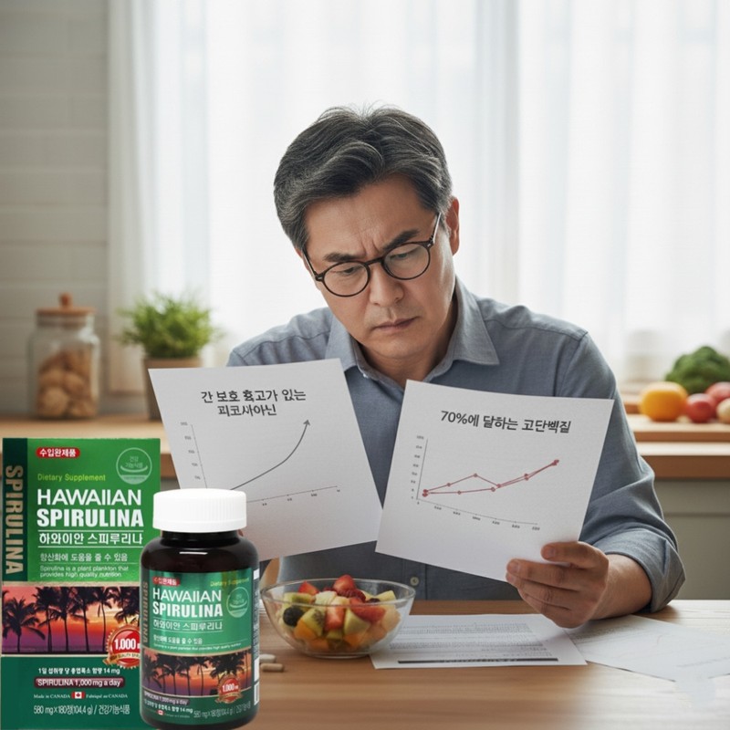 Hawaiian Spirulina Benefits Protein Spiruna Spirulina Spirulina / 하와이안스피루리나효능 단백질