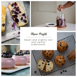 Native Vanilla - Blueberry Extract - 4 Fl Oz - Perfect for Cooking, Baking, and Dessert Crafting