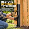 Fence Post Repair Kit for Reinforcing Fence Posts – Heavy-Duty
