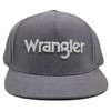 Wrangler New Wordmark Gray White Snapback Era Hat