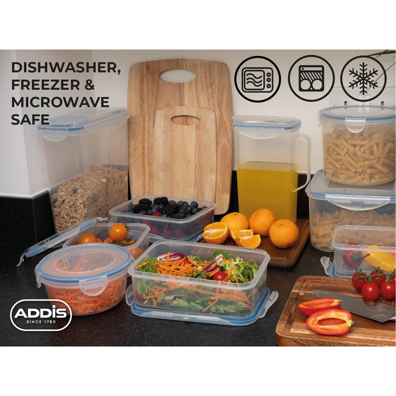 Addis Clip Tight Fridge Liquid Storage Container 1.5 Litre Jug