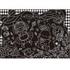 Japan Pearl Processing Scratch Art Animal Dream with Scratch Pen