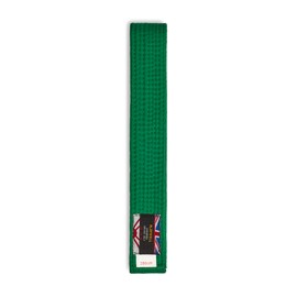 Playwell Martial Arts Cotton Solid Coloured Grading Belt - Green (250cm)