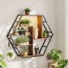 Saudism Floating Shelves with Lights, Led Shelves for Wall, Gaming