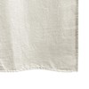 YISURE Beige Cotton Shower Curtain 72x84 Inch, Natural Extra Long