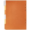 A5 Metallic 6 blank tabs index