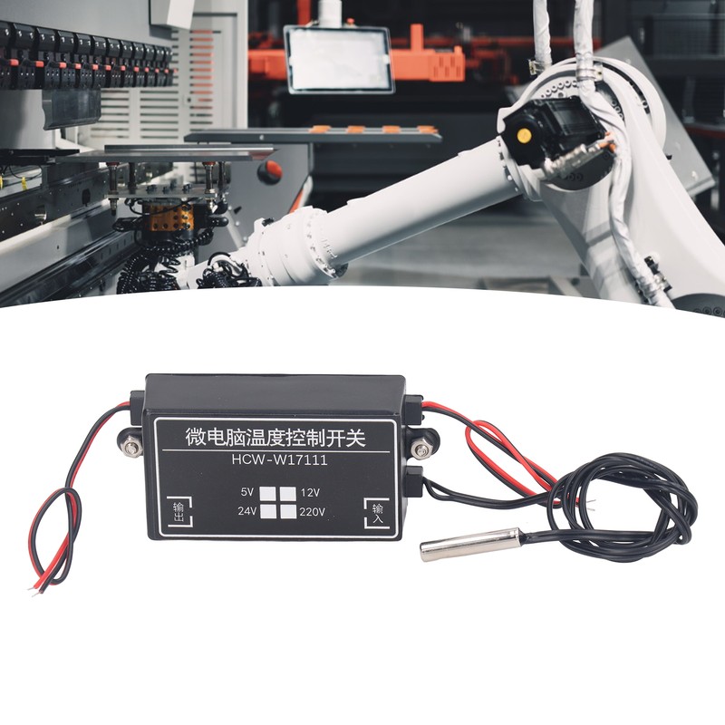 Temperature Controller 12V Microcomputer Digital Thermostat Adjustable Command Type High