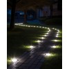 Biling Solar Outdoor Lights 12 Pack, Bright 12 LEDs Solar