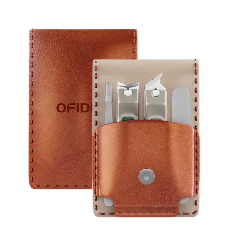 OFIDUS Nail Clippers Set Professional Stainless Steel Manicure Kit with