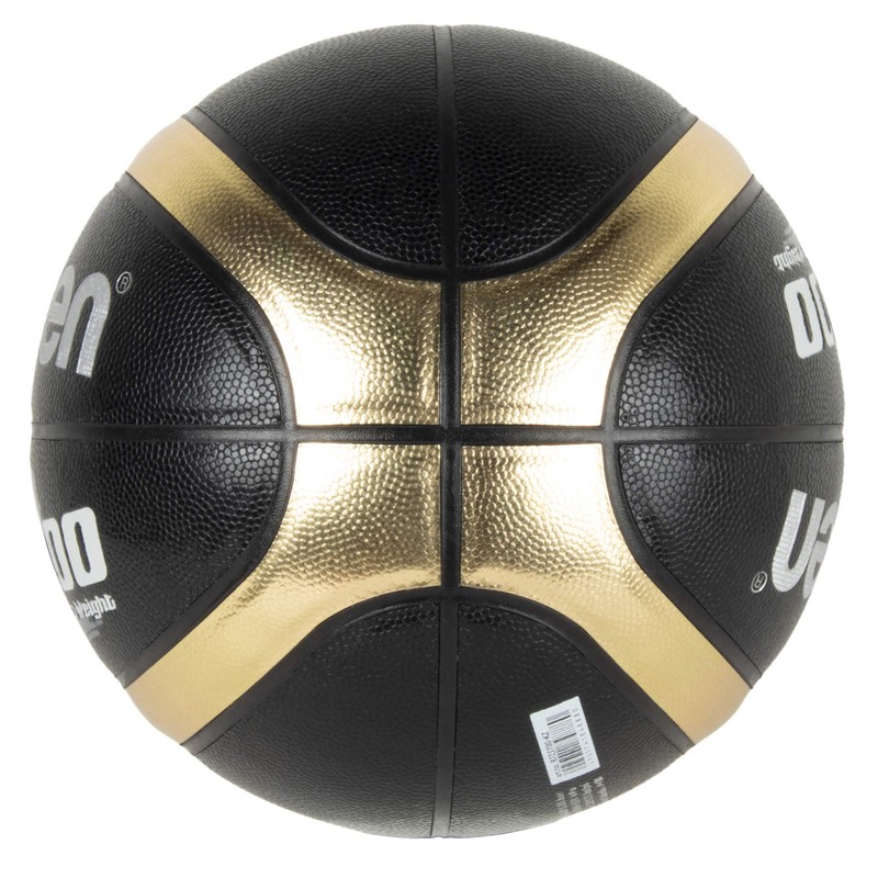 Molten Basketball No. 7 Ball Synthetic Leather Black x Gold