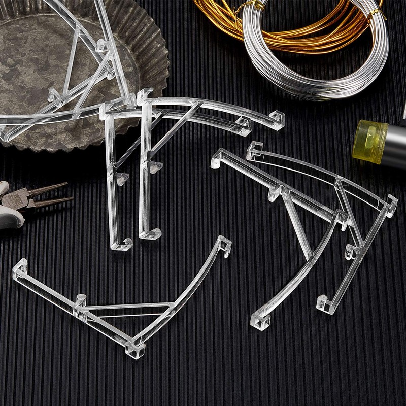 Patelai Valance Clips Plastic Vertical Blinds Brackets 3.5 Inch Vertical