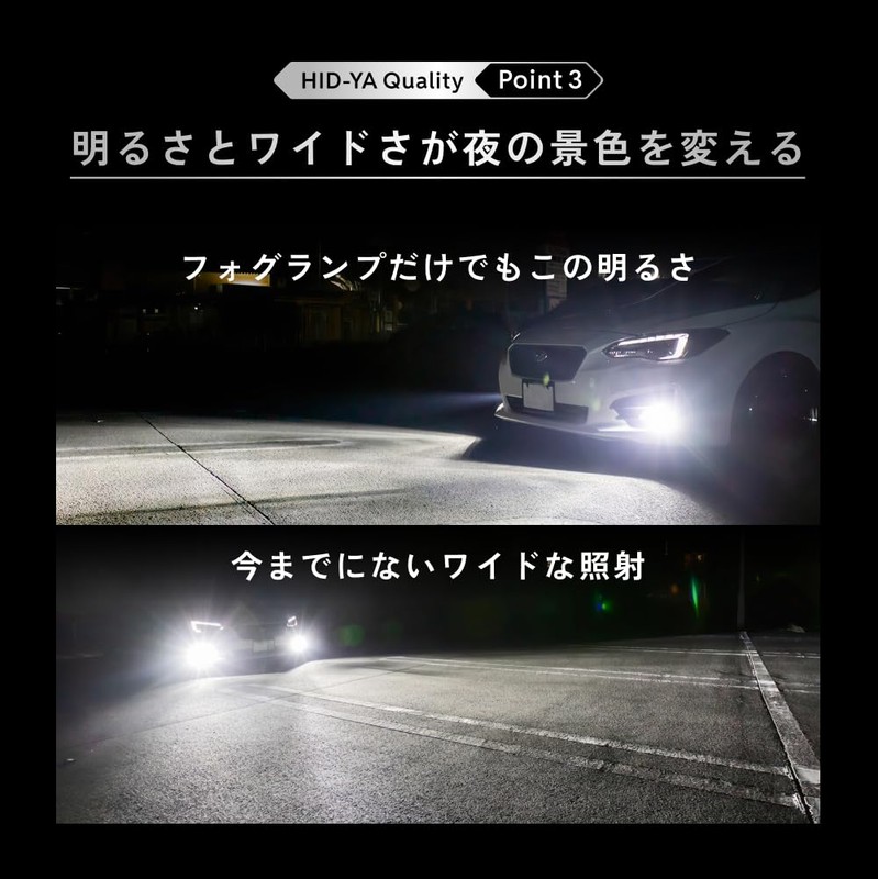 HID Shop H4 LED Headlights, Fog Lamps, 49600cd, Explosive Light,