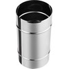 Stainless Steel Chimney Flue Liner Male Connector Multi Fuel Pipe Joiner Stove Adapter Coupler KJ34 (100mm)