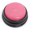 Recordable Talking Button with Led Function Learning Resources Buzzers Pink