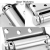 QWORK Heavy Duty Cafe Saloon Bars Door Swing Hinges, 8