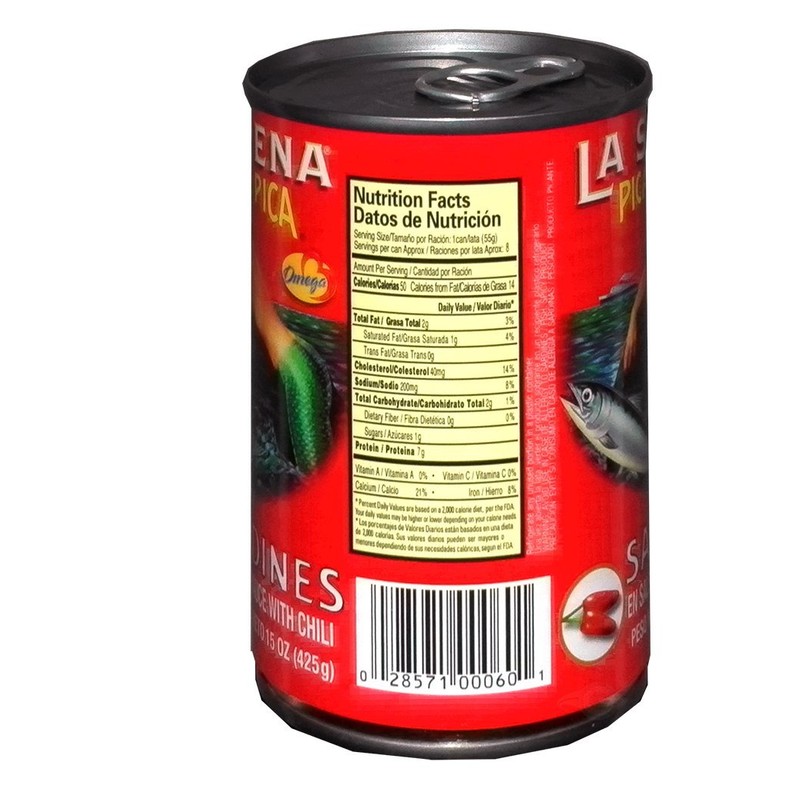 La Sirena Sardines Pica Pica 15 oz