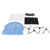 Sweeper Main Side Brush with Filter and Mopping Cloths Robot