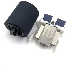 ROUKI PA03586-0001 PA03586-0002 Scanner Pickup Roller + Scanner Separation Pad Paper Roller Compatible with Fujitsu Compatible with Fujitsu S1500 S1500M fi-6110 N1800 fi-C611P