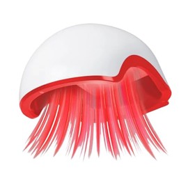 Gorro de terapia de luz roja, dispositivo de crecimiento del cabello con luz infrarroja, 162 LED, 660 nm y 850 nm, Adecuado para Hombres y Mujeres Cob
