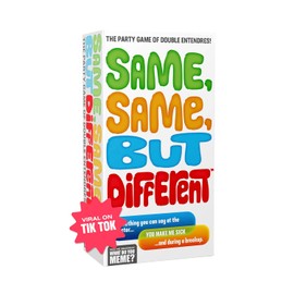 Same Same But Different by Relatable, Adult Games for Game Night Social Gatherings, Includes 350 Cards, 8 Dry Erase Markers, 8 Dry Erase Cards, and Instructions