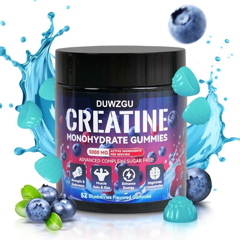 Creatine Gummies with L-Carnitine: Strength & Muscle Support for Men