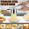 Stainless Steel Potato Ricer 15 oz with 3 Interchangeable Discs