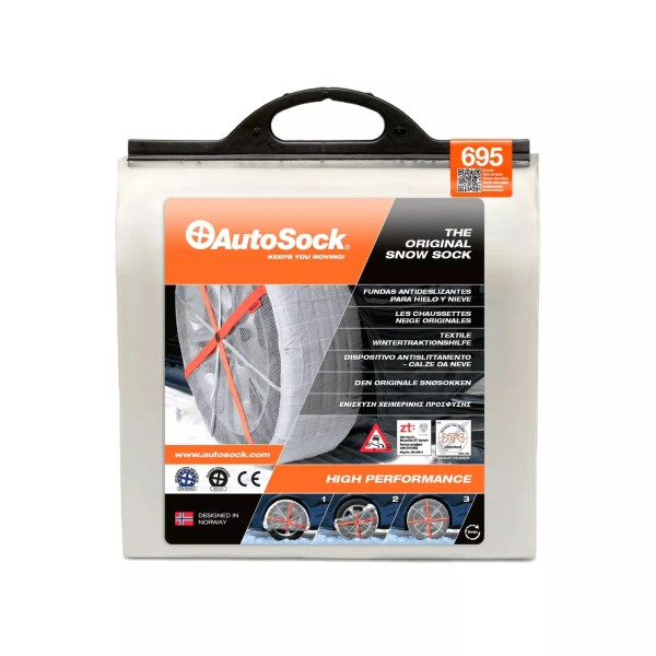 AUTOSOCK HP 695 Snow Socks for Tires, Grip Boost Traction
