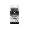 Sakura Pigma Micron fineliner set | 4 sizes, Cool Gray (POXSDK4C)