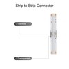 Tatazone 10pcs 4PIN Transparent COB Connectors for RGB and CCT