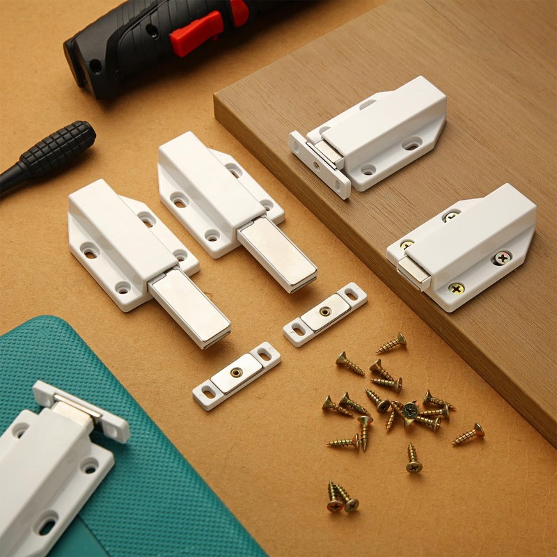 Zonon 8 Pack Magnetic Push Latch Heavy Duty Push to