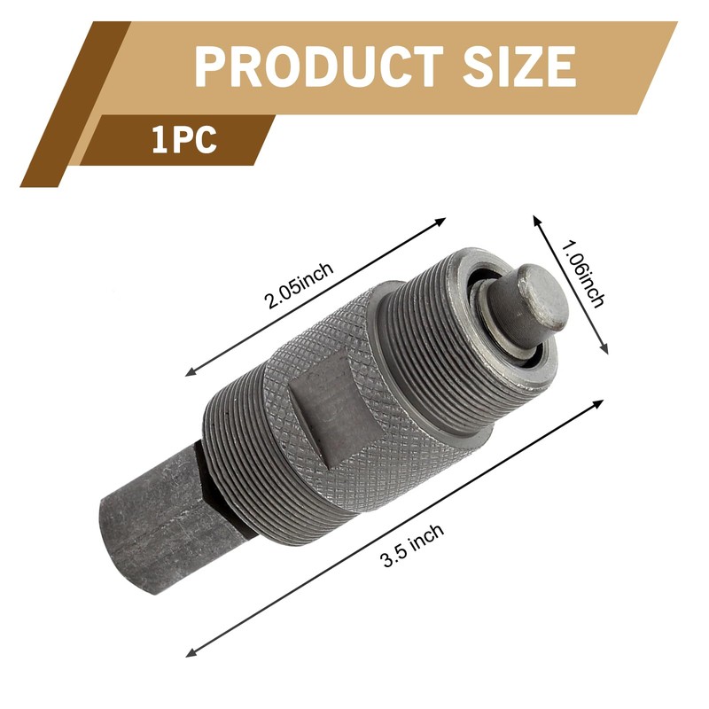 yorpyep Flywheel Puller, Rotating Thread-on Rust-proof Stator Removal Tool, Motorcycle
