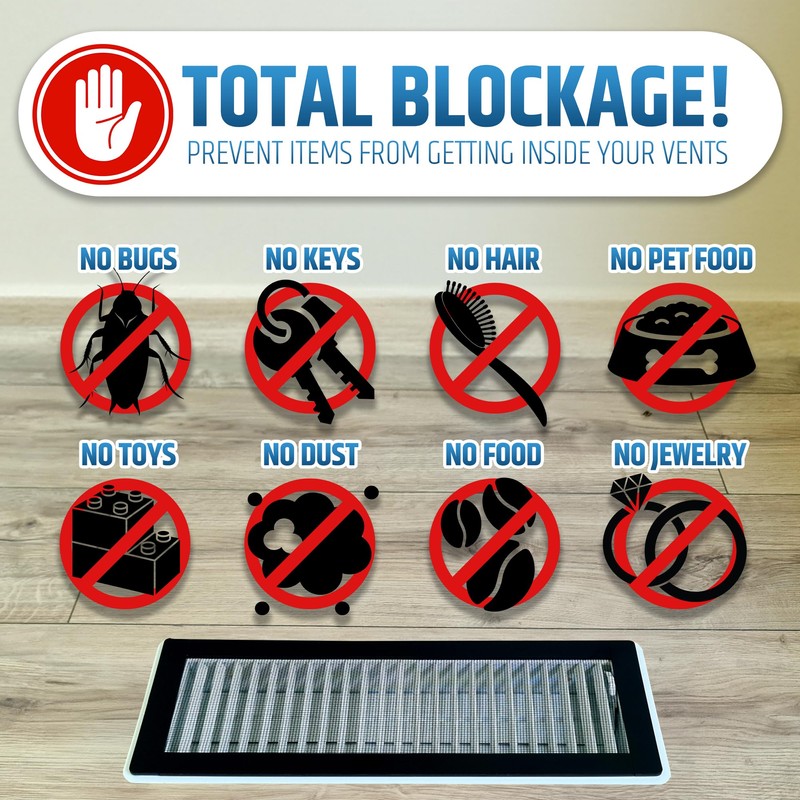 Powerful Magnetic Vent Screen Mesh Covers (3-Pack) That Will Never