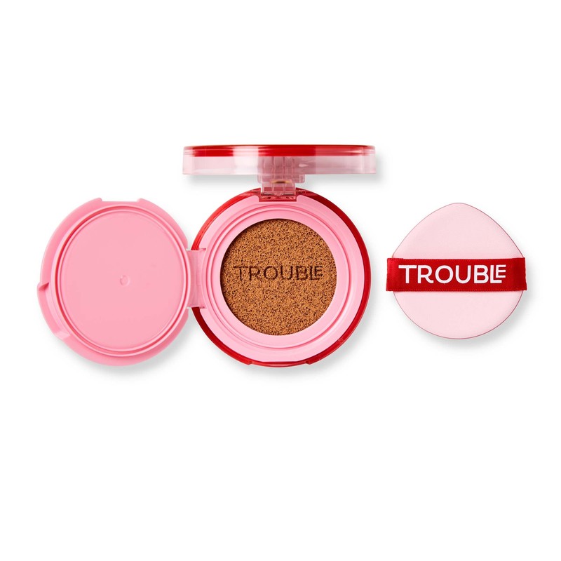 Trouble Maker Button Pusher Air Cushion Foundation, Sass Detective