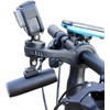 Bicycle front lamp holder compatible with Xoss Xl400 two-legged lifting