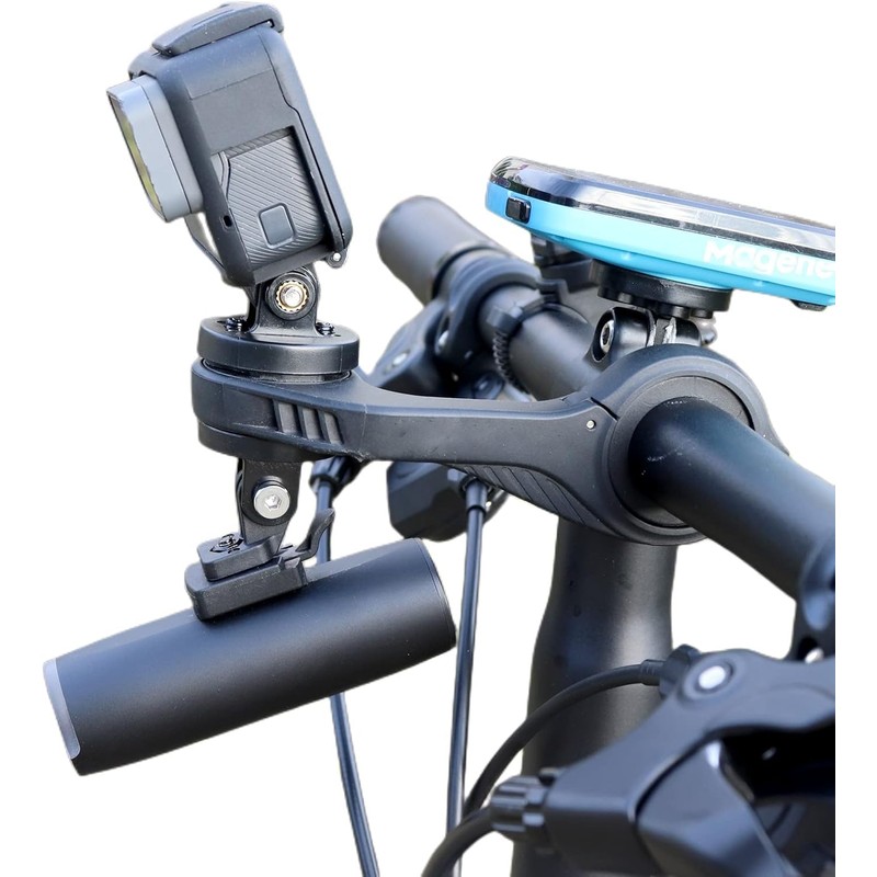 Bicycle front lamp holder compatible with Xoss Xl400 two-legged lifting