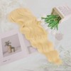 FESHFEN Long Honey Blonde Wig with Fringe for Women Natural