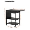 3D Printer Table, Rolling 3D Printer Stand Workstation Desk Cart