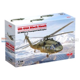ICM48361 1:48 ICM UH-60A Black Hawk US Military Transport Helicopter