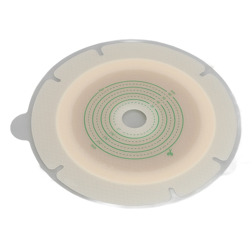 5pcs Stomahesive Flexible Skin Barrier 2 Pieces Clear Scale Hydrocolloid