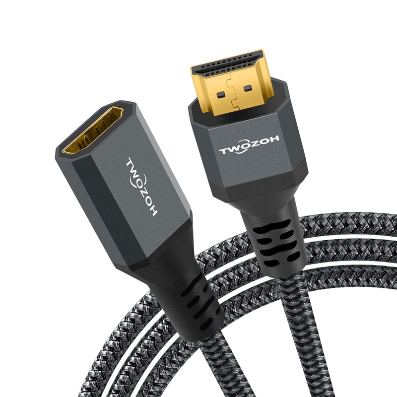 Twozoh Cable de extensión HDMI de 8K 1.5M, Cable HDMI