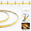 AXMOTUT COB LEDテープライト5m 24V 電球色 3000K 高輝度 調光可能 高密度 フレキシブル